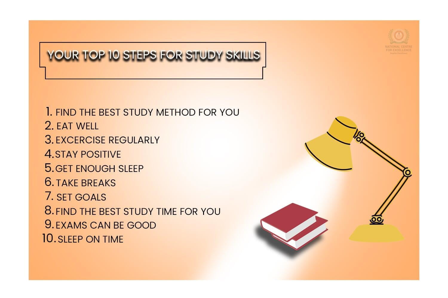 National Centre for Excellence - Tips for Study Skills